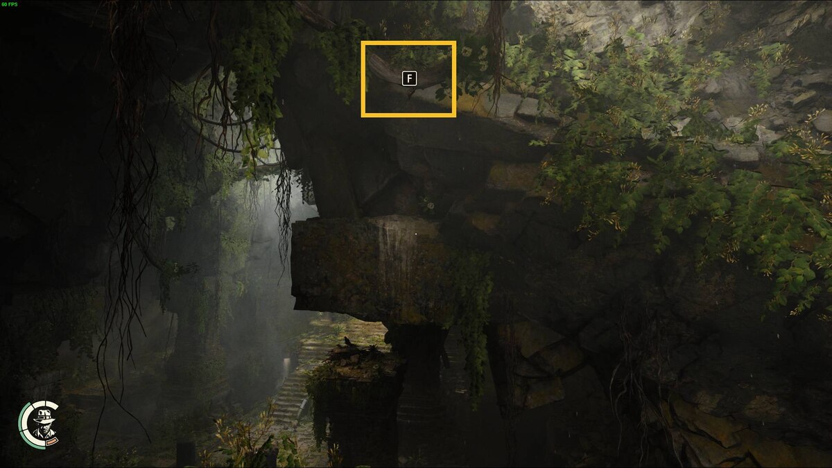 Indiana Jones and the Great Circle Demon's Tomb Puzzle: jungle chamber.