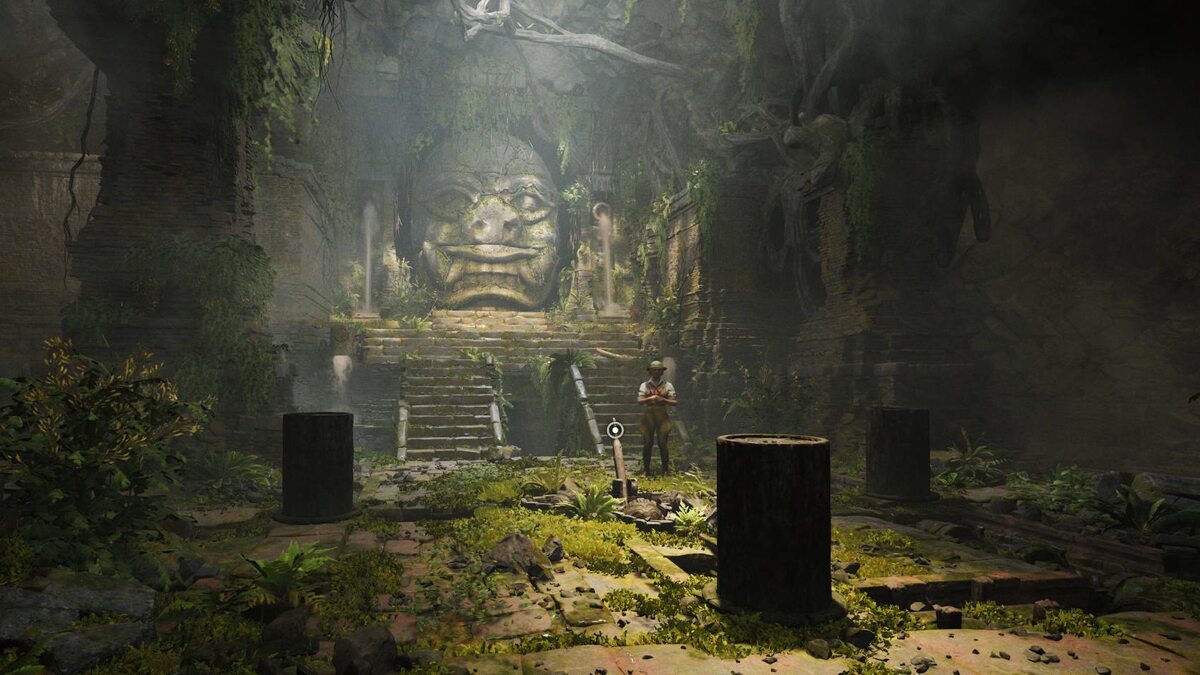 Indiana Jones and the Great Circle Demon's Tomb Puzzle: jungle chamber.