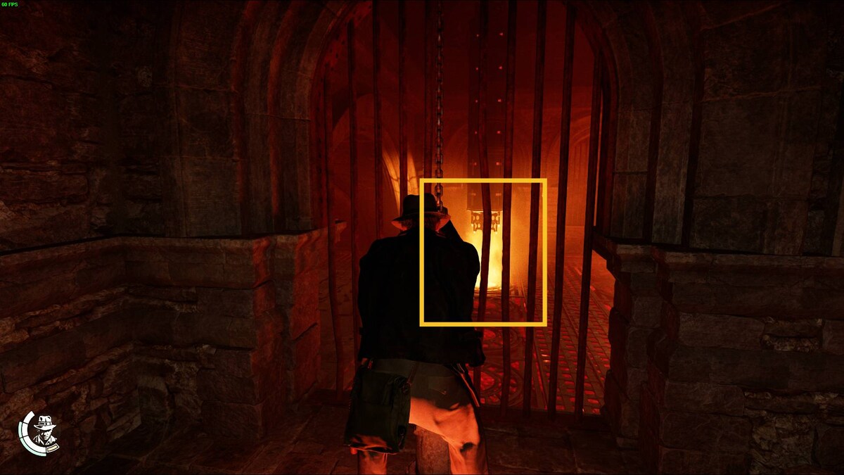 Indiana Jones and the Great Circle Gold Path Puzzle: Gold Path Trial chamber.