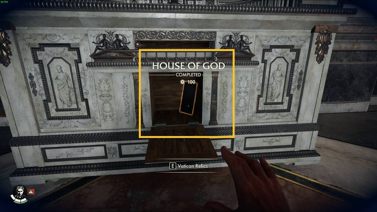 Indiana Jones House of God puzzle solution: House of God puzzle box.