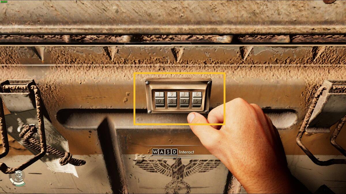 Indiana Jones and the Great Circle Nazi Vehicle Garage chest code: repair tent.