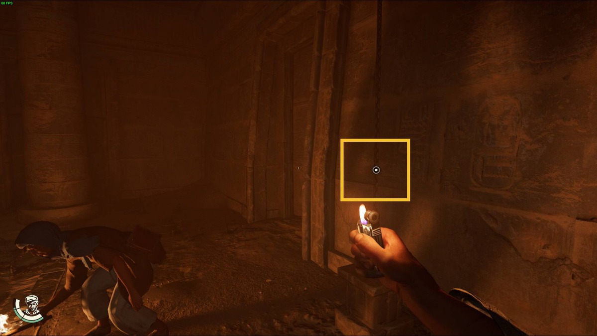 Indiana Jones and the Great Circle Sanctuary of the Ancient Gold Mask puzzle: Gold Mask chamber.