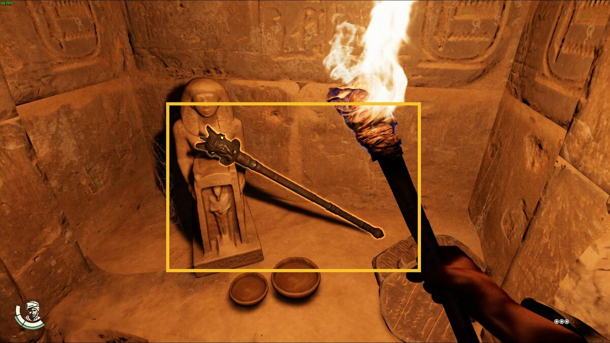 Indiana Jones and the Great Circle Sanctuary of the Ancient Gold Mask puzzle: Gold Mask chamber.