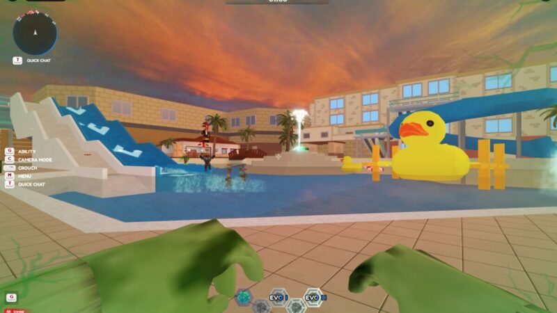Infection Gunfight codes: swimming pool.