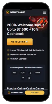 instant casino tervetulobonus