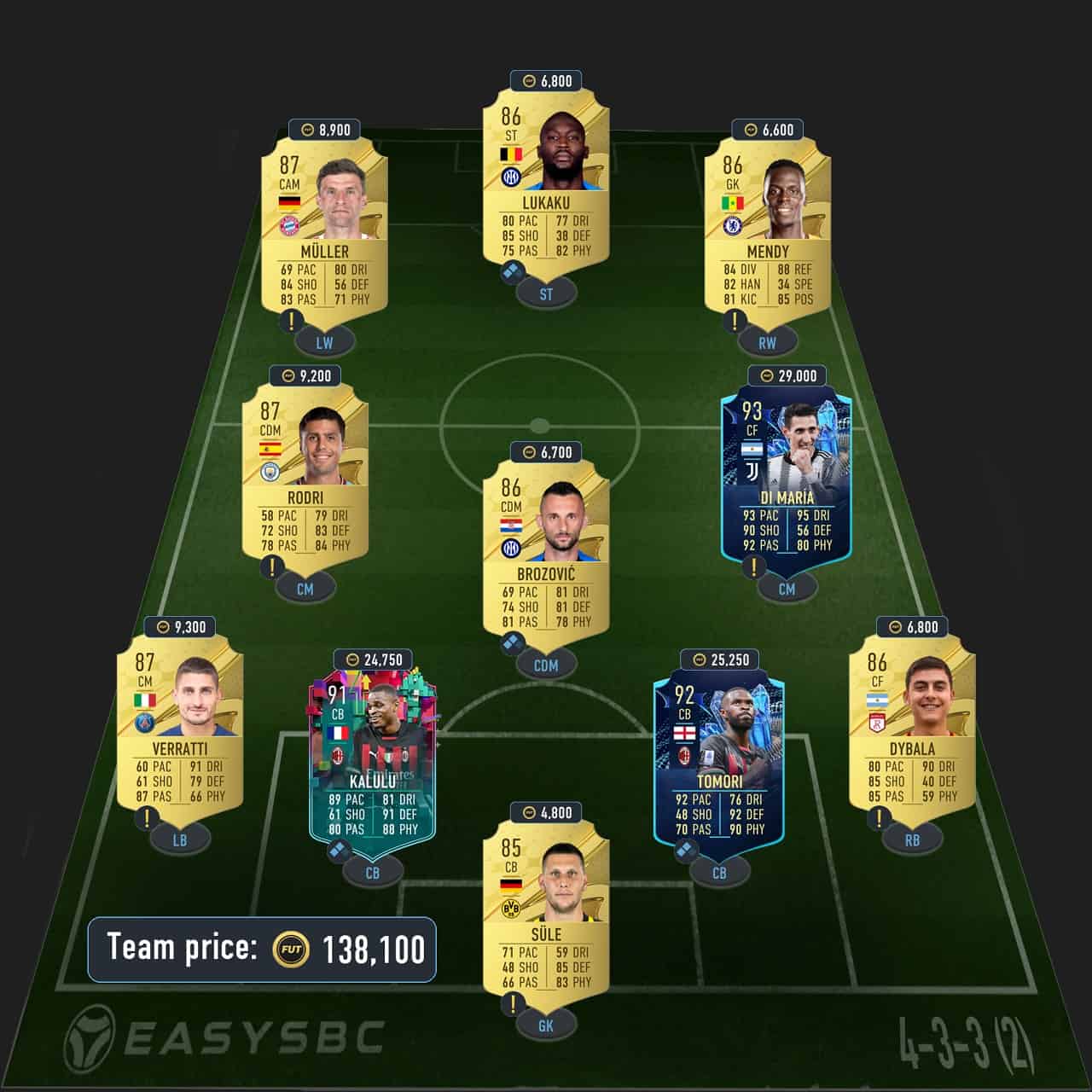 jairzinho fut birthday icon sbc solution fifa 23 89-rated squad