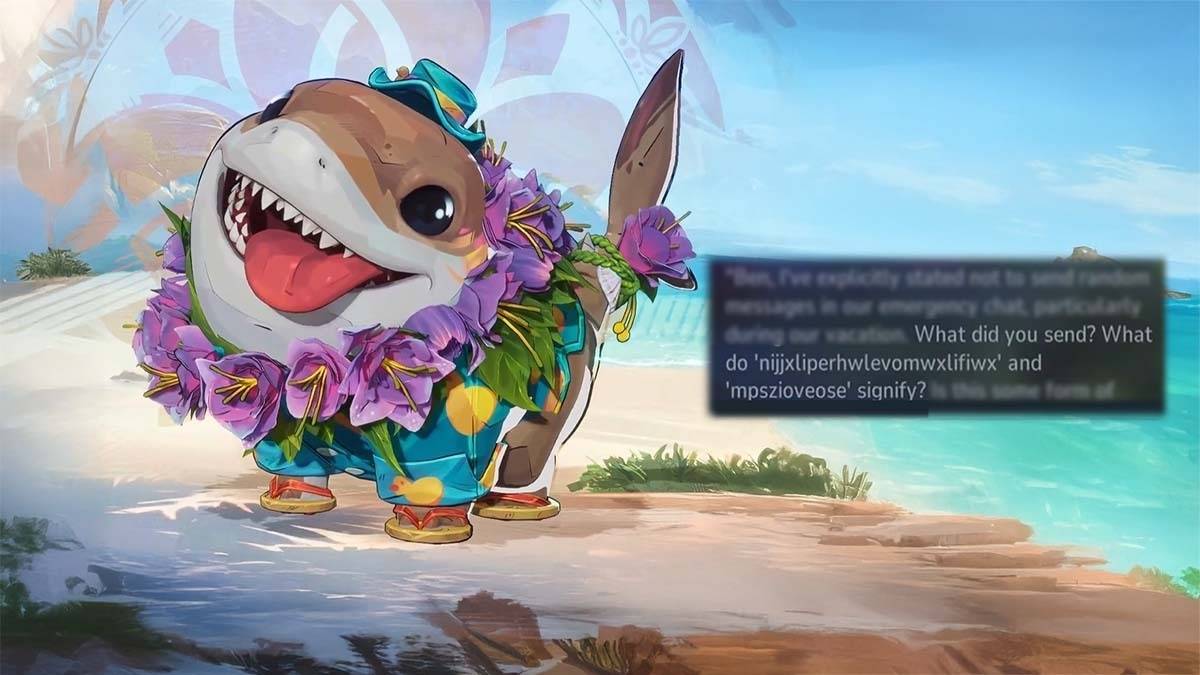 Jeff Summer Skin text in Marvel Rivals