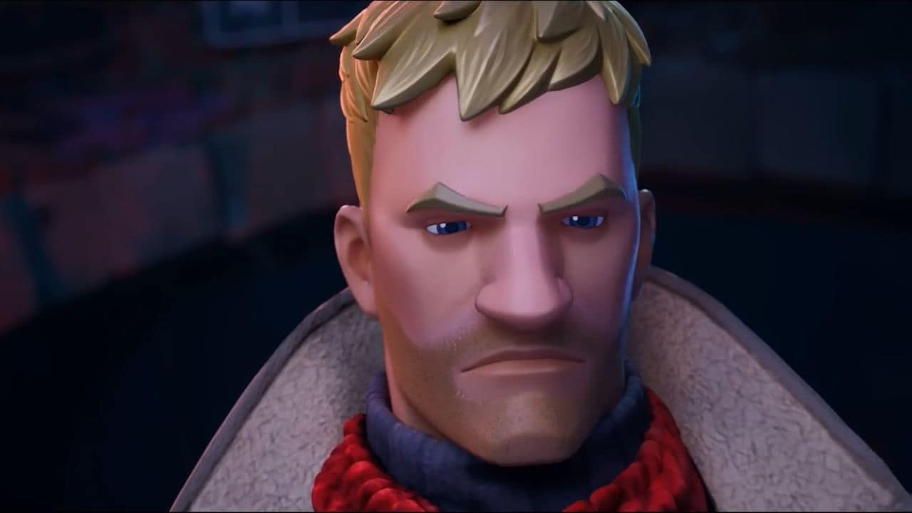 Fortnite annoying aspect: Jonesy annoyed in a trailer for Fortnite