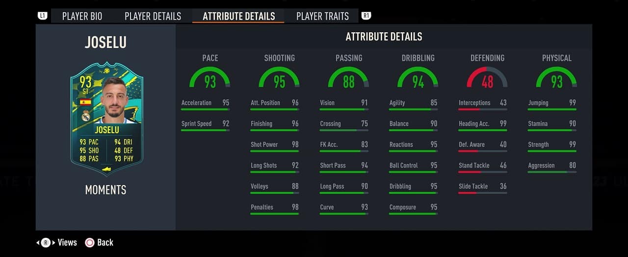 joselu player moments sbc profile fifa 23
