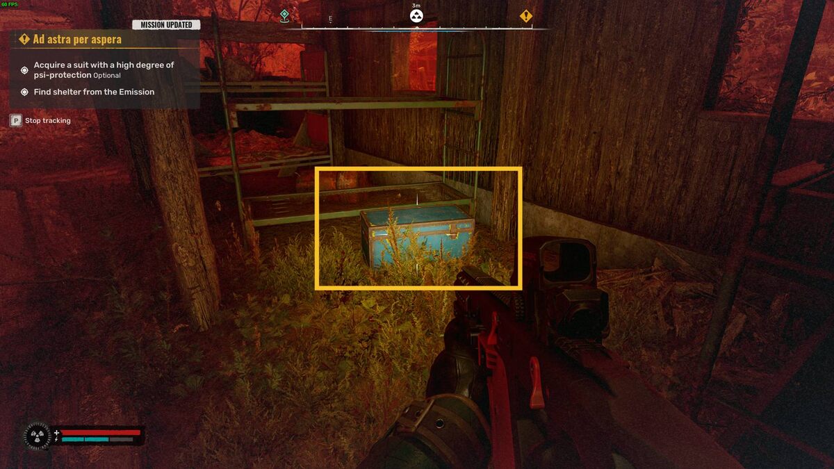 Stalker 2 Journalist's Stash: Clear Sky Base stash.