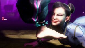juri's barefoot in street fighter 6