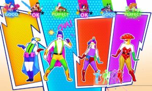Just Dance 2024 how to unlock songs - in-game image of the characters dancing