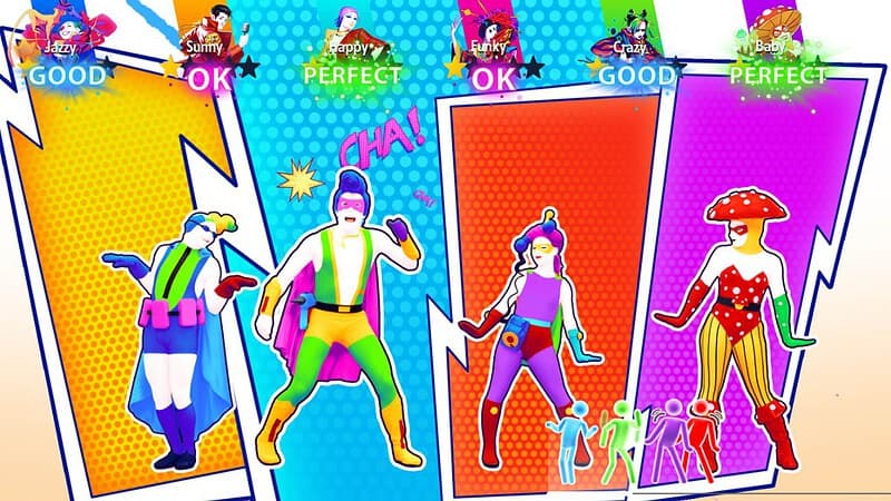 Just Dance 2024 how to unlock songs - in-game image of the characters dancing
