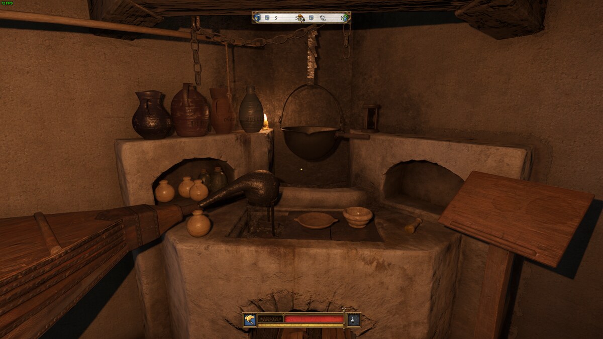 Kingdom Come Deliverance 2 alchemy recipes: alchemy bench.