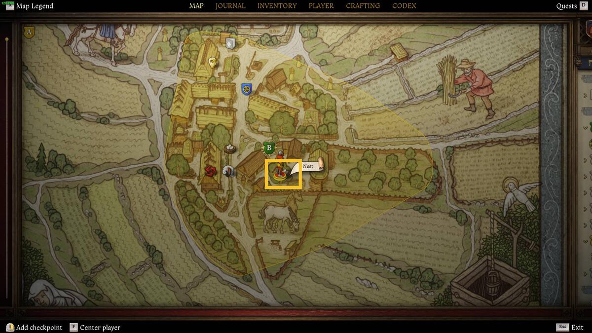 Kingdom Come Deliverance 2 All's Fair: map.