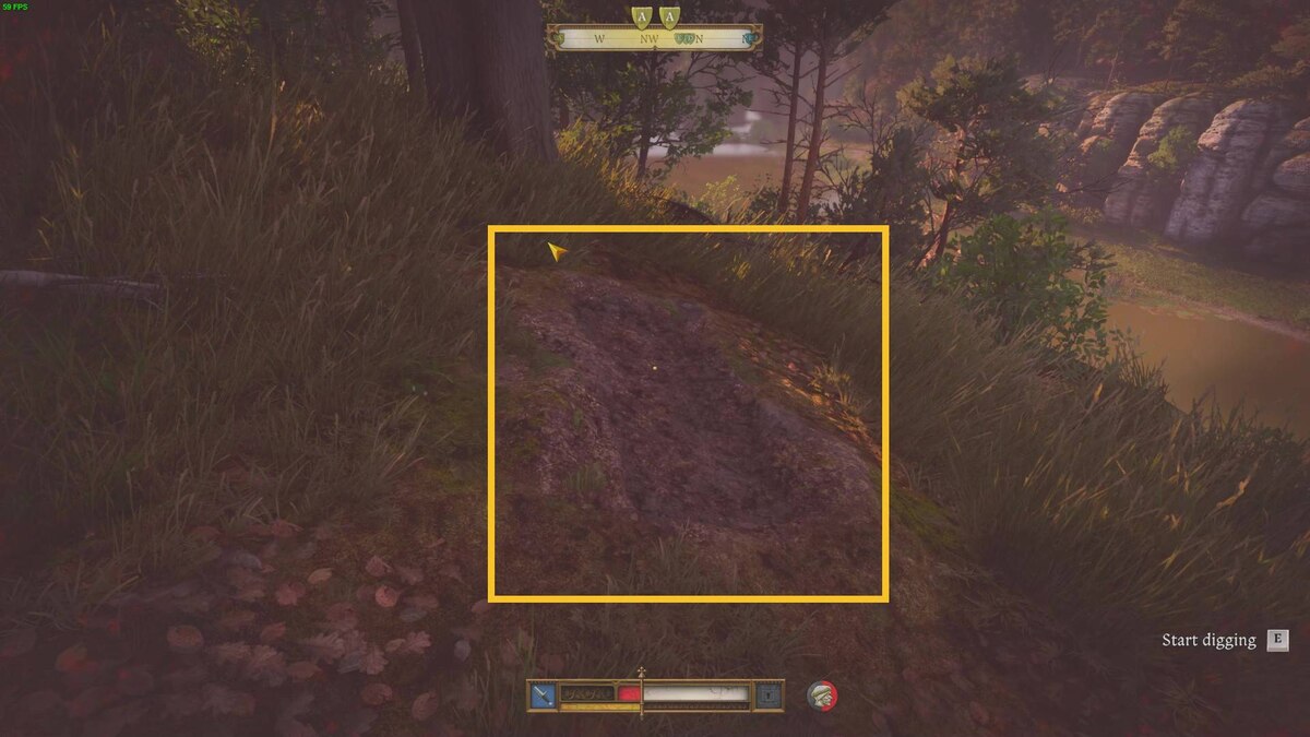 Kingdom Come Deliverance 2 axe from the lake: map.
