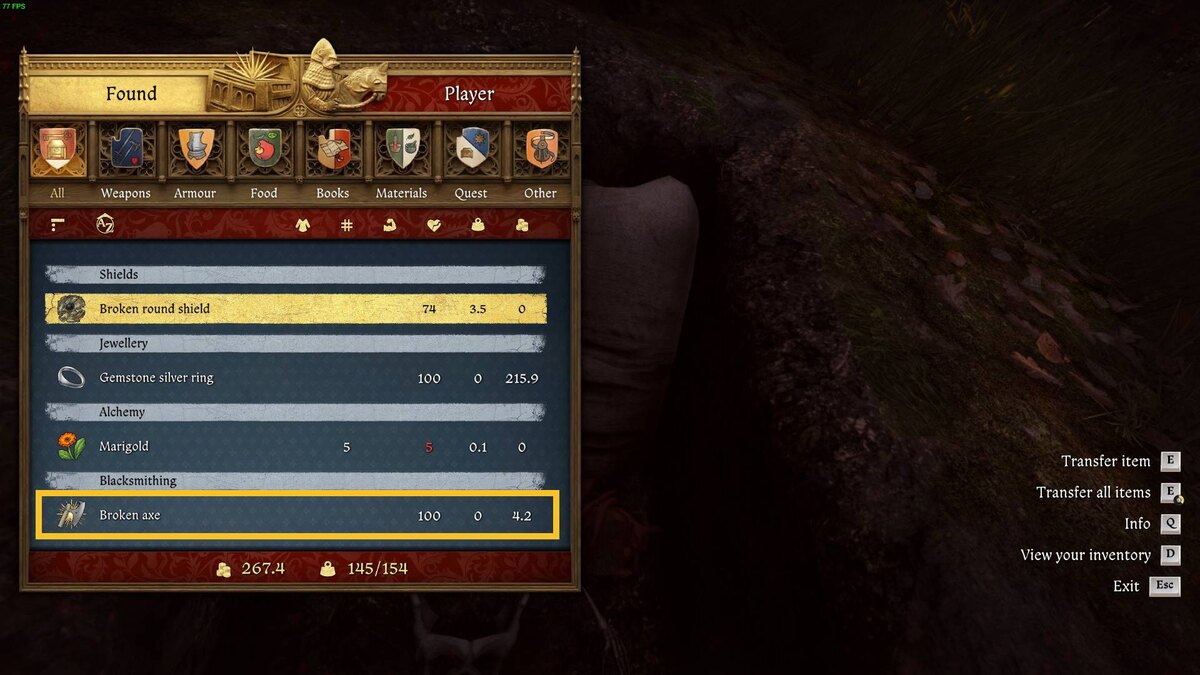 Kingdom Come Deliverance 2 axe from the lake: map.