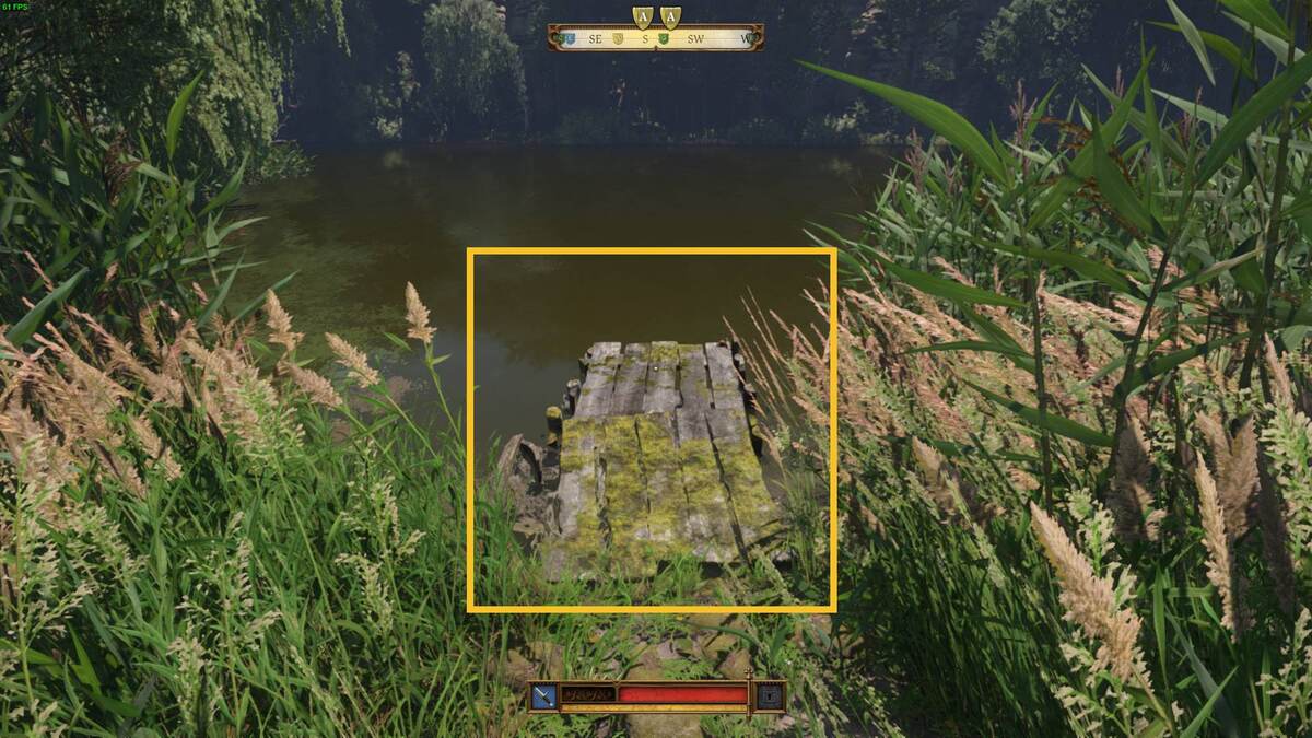 Kingdom Come Deliverance 2 axe from the lake: pier.