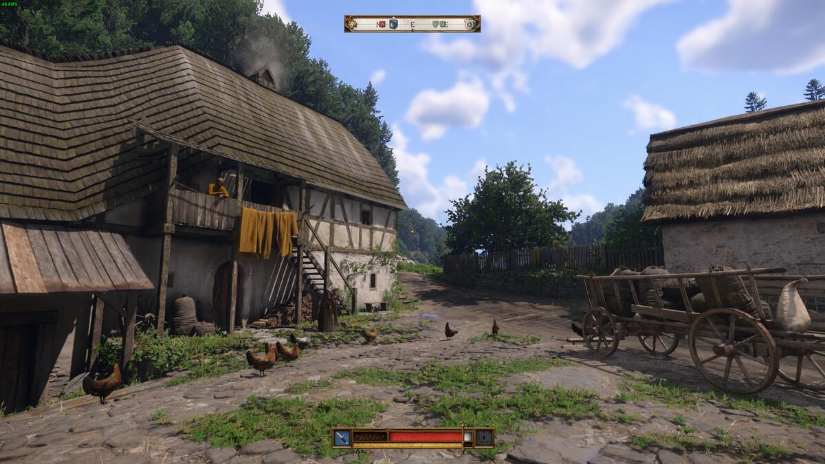 Kingdom Come Deliverance 2 best settings: village.