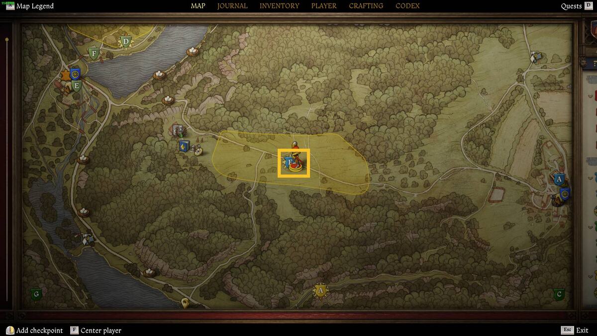 Kingdom Come Deliverance 2 border nail: map.
