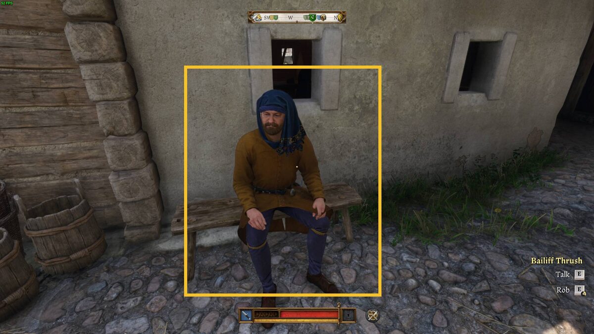 Kingdom Come Deliverance 2 border nail: Bailiff Trush.