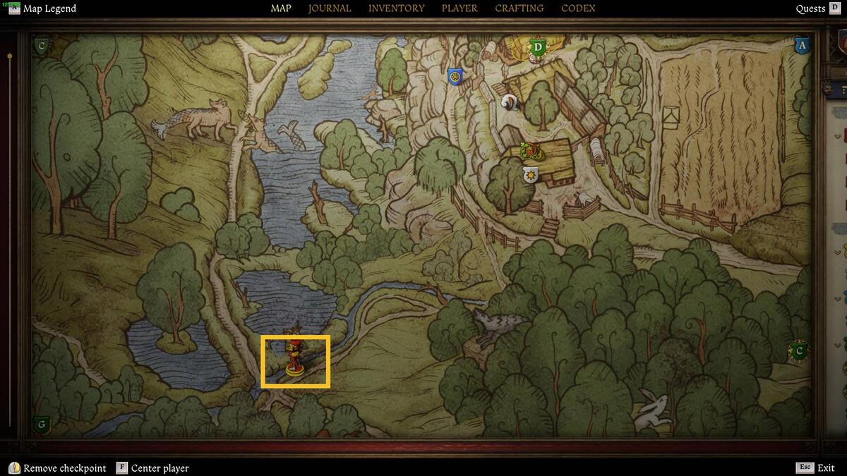 Kingdom Come Deliverance 2 Comfrey: map.