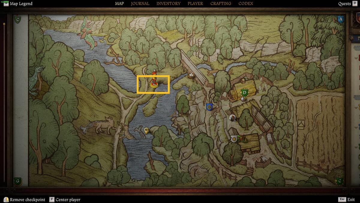 Kingdom Come Deliverance 2 Comfrey: map.