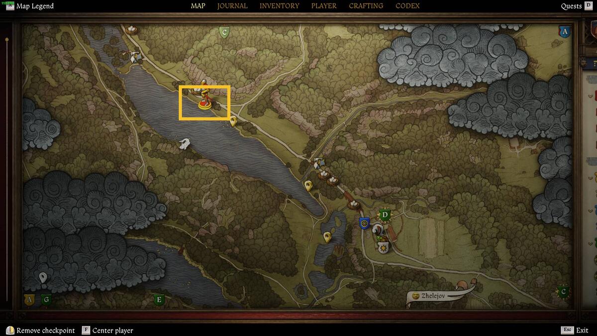 Kingdom Come Deliverance 2 Comfrey: map.