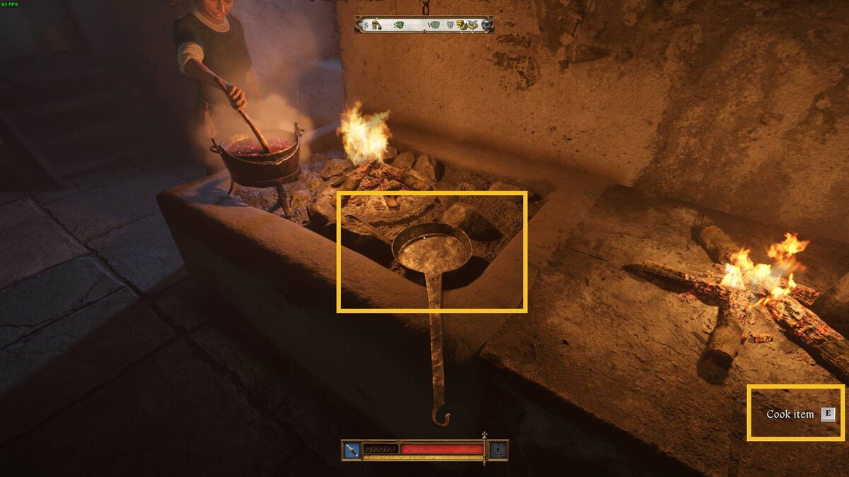 Kingdom Come Deliverance 2 how to cook: stove.