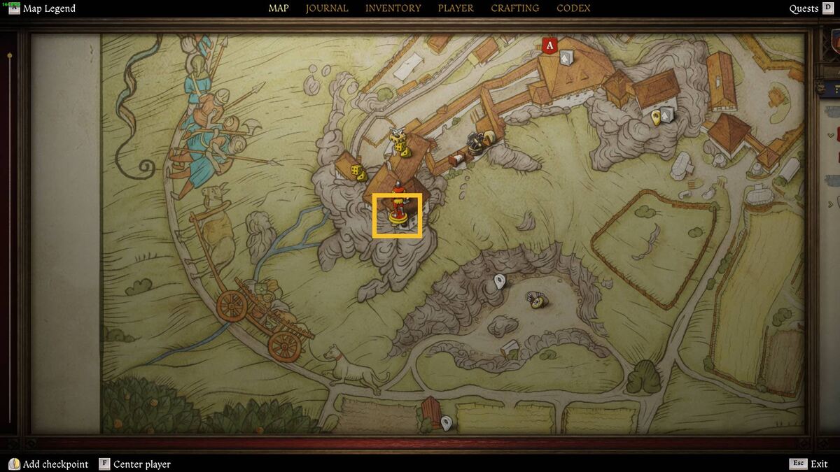 Kingdom Come Deliverance 2 Demons of Trosky fireplace locations: map.
