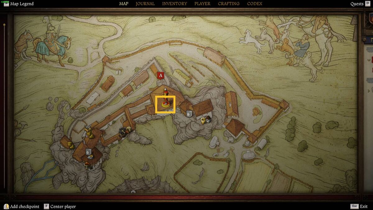 Kingdom Come Deliverance 2 Demons of Trosky fireplace locations: map.