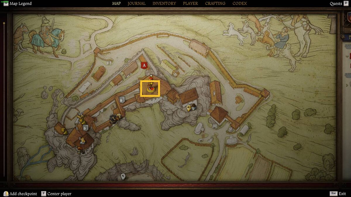 Kingdom Come Deliverance 2 Demons of Trosky fireplace locations: map.