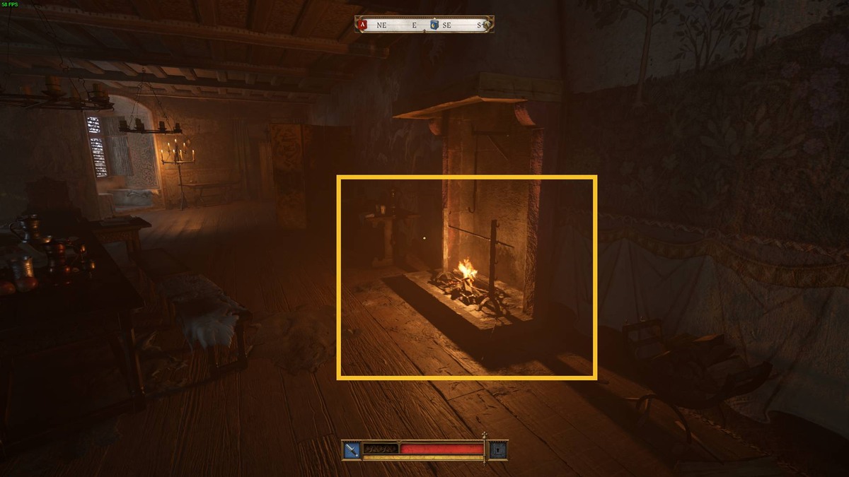 Kingdom Come Deliverance 2 Demons of Trosky fireplace locations: fireplace.