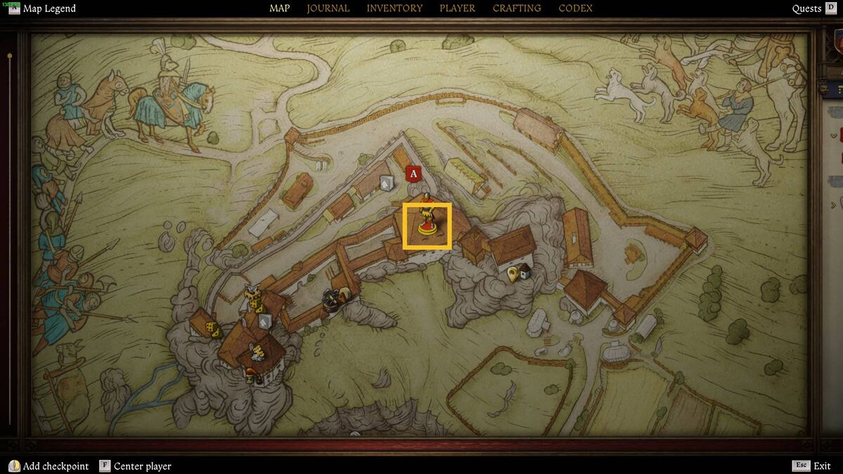 Kingdom Come Deliverance 2 Demons of Trosky fireplace locations: map.