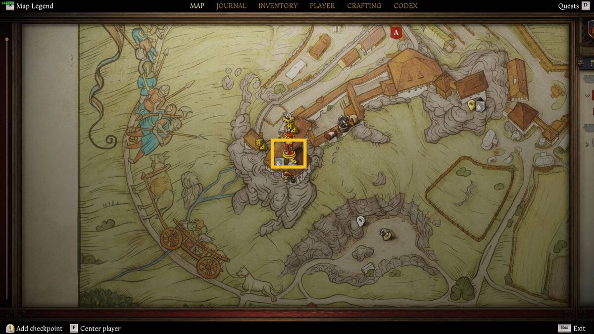 Kingdom Come Deliverance 2 Demons of Trosky fireplace locations: map.