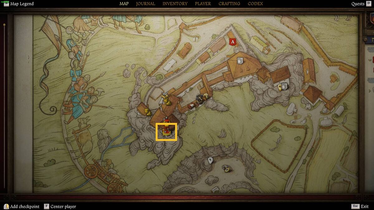 Kingdom Come Deliverance 2 Demons of Trosky fireplace locations: map.