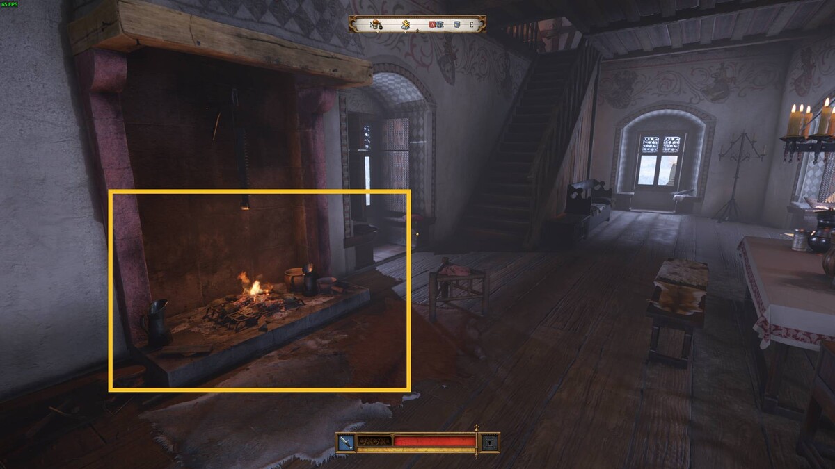 Kingdom Come Deliverance 2 Demons of Trosky fireplace locations: fireplace.