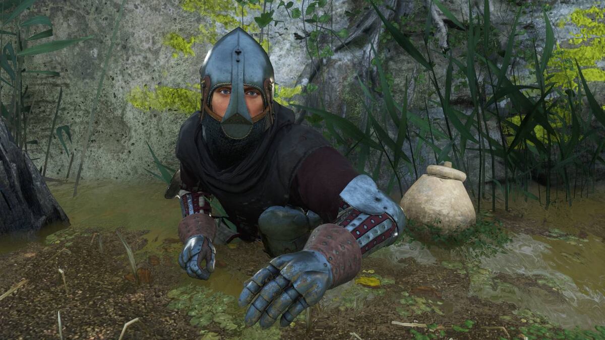 Kingdom Come Deliverance 2 Drowner's Map: Henry wading in water.