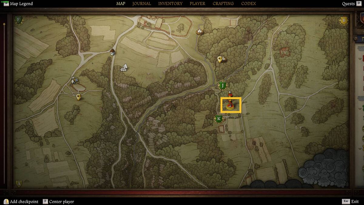 Kingdom Come Deliverance 2 honey: map.