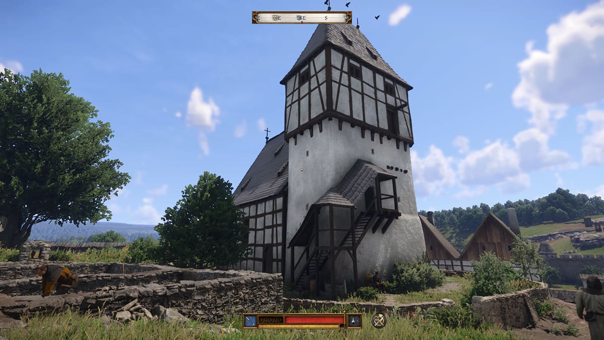Image of the Hoprink Church in Kuttenberg in the game Kingdom Come: Deliverance 2.
