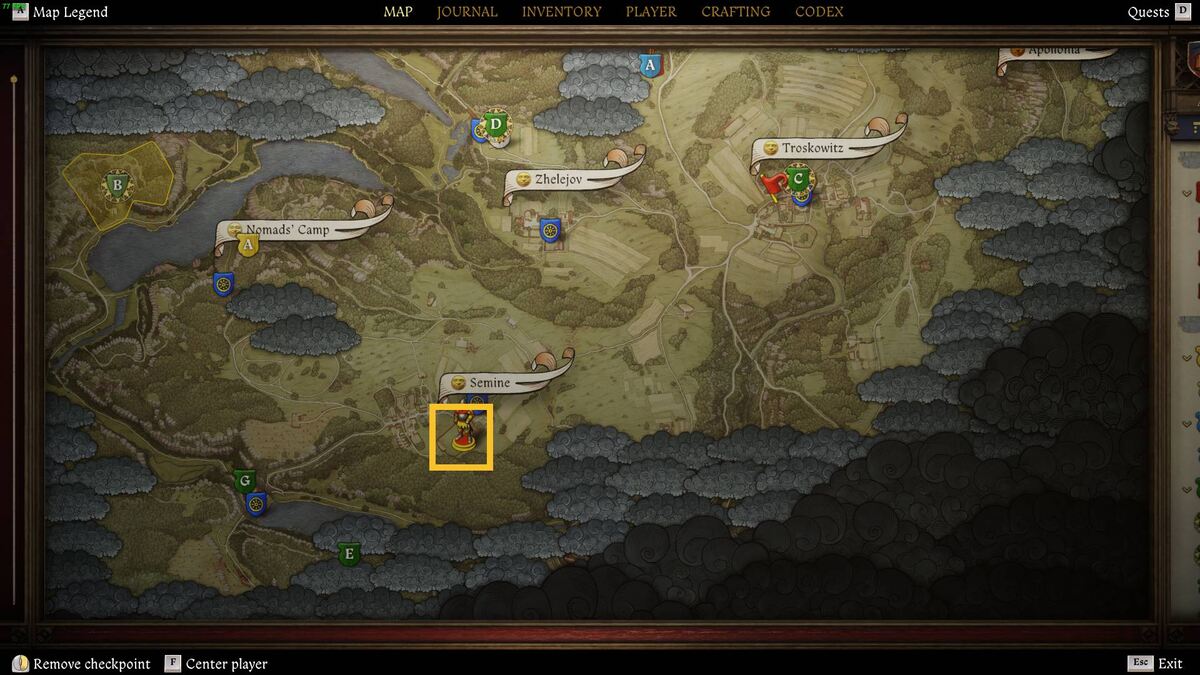 Kingdom Come Deliverance 2 horse: map.