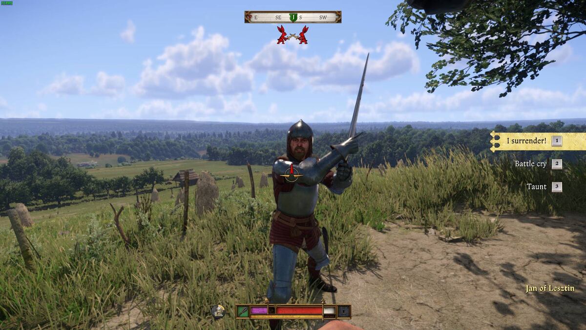 Kingdom Come Deliverance 2 Ill Repute: knight raising a sword.