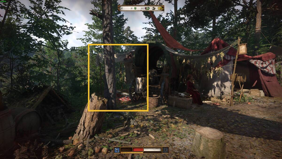 Kingdom Come Deliverance 2 search Marika's tent: Nomad's Camp.