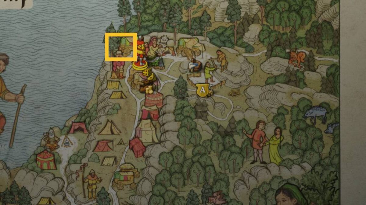 Kingdom Come Deliverance 2 search Marika's tent: Nomad's Camp on the map.