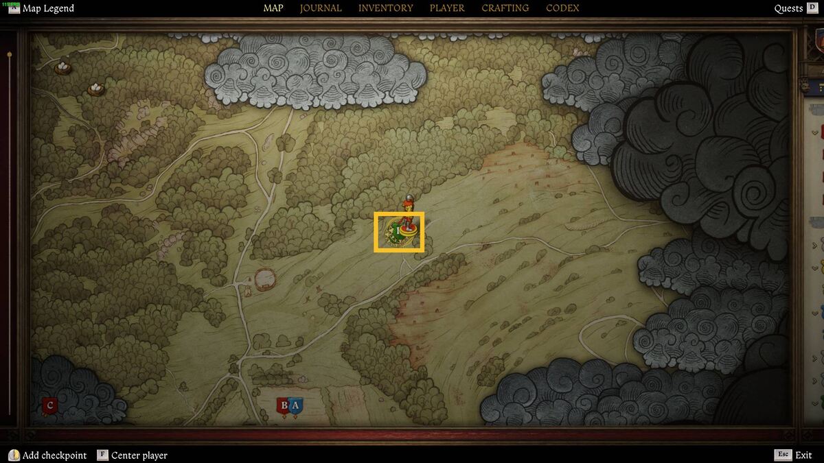 Kingdom Come Deliverance 2 Mutt place the bait: map.