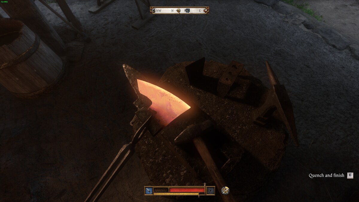 Kingdom Come Deliverance 2 review: smithing.
