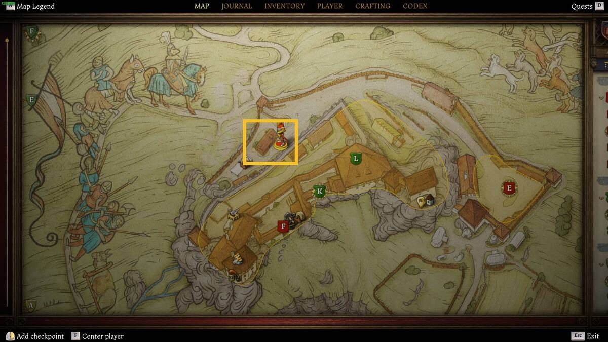 Kingdom Come Deliverance 2 For Whom the Bell Tolls save Hans: map.