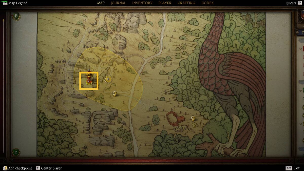 Kingdom Come Deliverance 2 The Hermit: map.