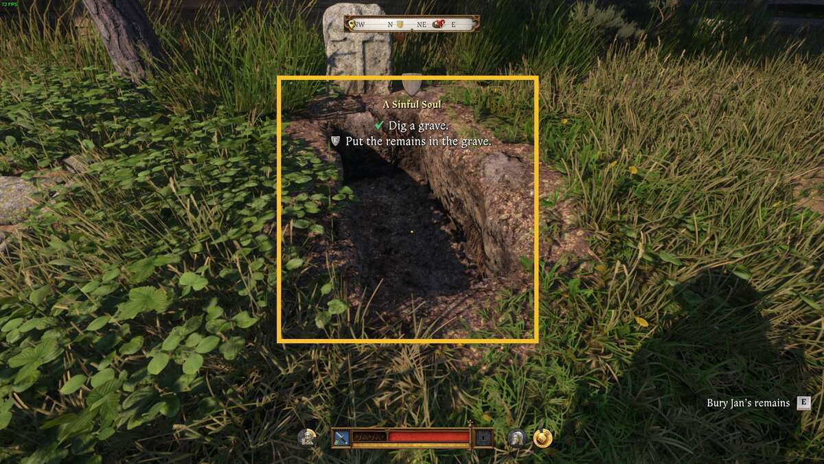 Kingdom Come Deliverance 2 The Hermit: grave.