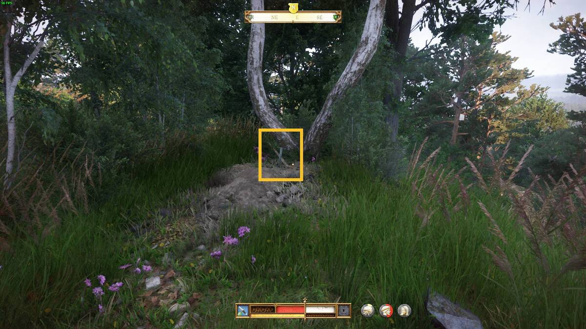 Kingdom Come Deliverance 2 The Hermit: grave.